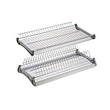 Сушилка в базу 450 хром с рамкой, вариант 3 (24101/10601/VAR 450)