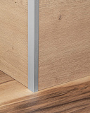 Планка для мебельного щита, угловая, 600х10 мм, алюминий матовый (1120/600МТ)