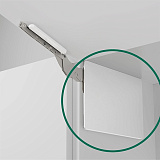 Крышка декоративная левая и правая, ФриСлим Флап при внутреннем монтаже, цвет БЕЛЫЙ (2724469966) (2724469966)