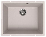 Кухонная мойка ULGRAN Quartz подстольного монтажа 500x450 мм, цвет жасмин (Underground 500-01)