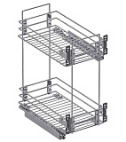 Сетка в базу 450 мм, крепление снизу или по диагонали с направляющими Hettich Actro you, 360x450x530 мм (10.56.05.1.1.1)