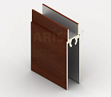 Профиль горизонтальный нижний, орех итальянский, 5,4 м