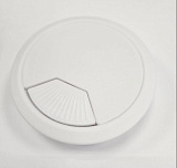 Заглушка кабель-канала, пластик, белая, 54 мм (ZCO-White)