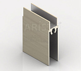 Профи, Профиль горизонтальный нижний, дуб дымчатый, 5,4 м (CKRU0331U)