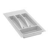 Емкость для столовых приборов (пластик), глубина 380-490 мм, ширина 190-240 мм, цвет белый (32-72-N30-W)