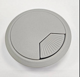 Заглушка кабель-канала, пластик, 60 мм, серая (ZCO-Gray)