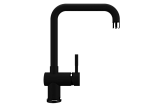 Смеситель кухонный однорычажный с высоким изливом, цвет уголь (UQ-023-07)